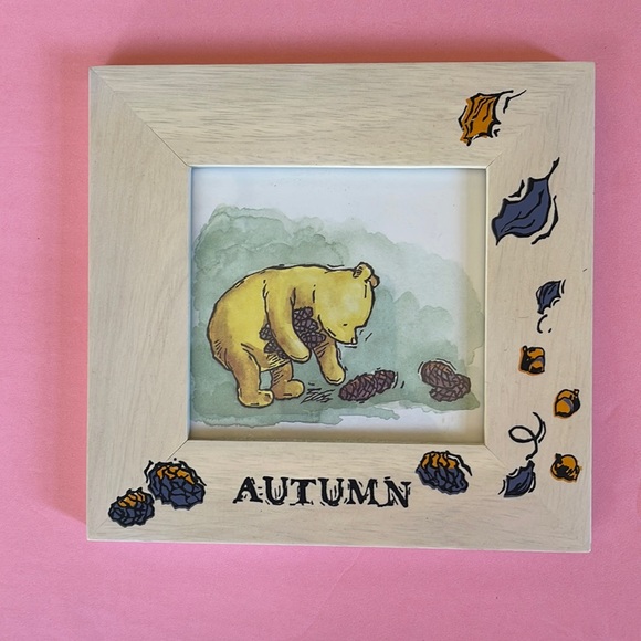 Disney Winnie the Poo and friends framed artwork. - Picture 3 of 8